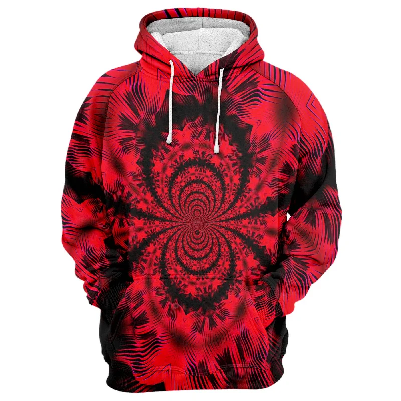 hoodie warm navy -Red Infinity Hoodie