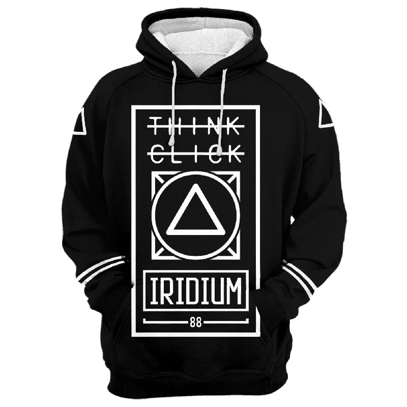 hoodie neutral charcoal -Iridium Hoodie