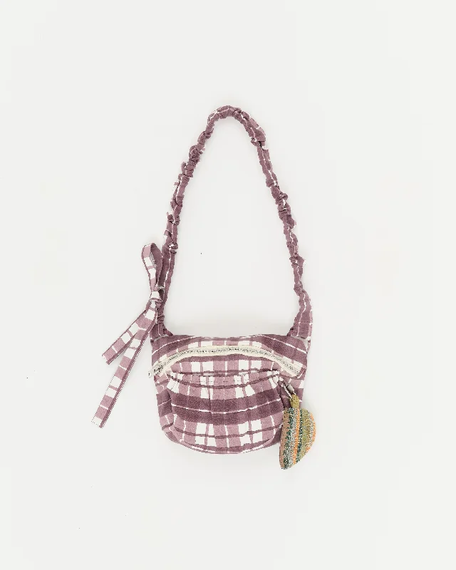 jacket chic cotton -Small Waistpack Port-All - Purple Check