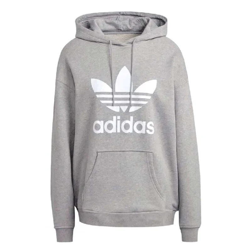 hoodie casual green -adidas - Women's Trefoil Hoodie (IL3872)