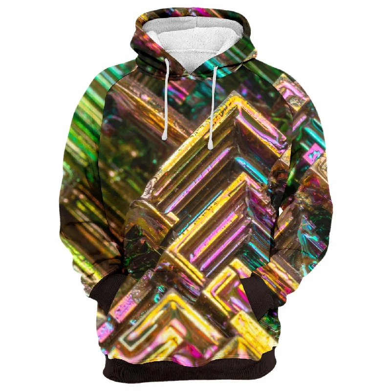 hoodie festive print -Mineral Bismuth Stone Hoodie