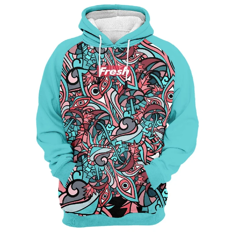 hoodie modern style -Fresh Doodle Hoodie