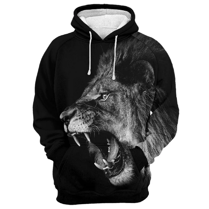 hoodie trendy mustard -Angry Lion Hoodie