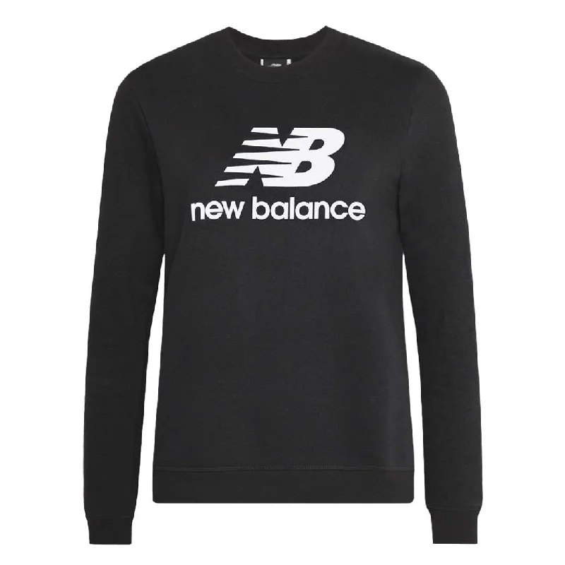 sweatshirts muted green -New Balance - Women's Stacked Logo Sweatshirt (WT31532 BK)