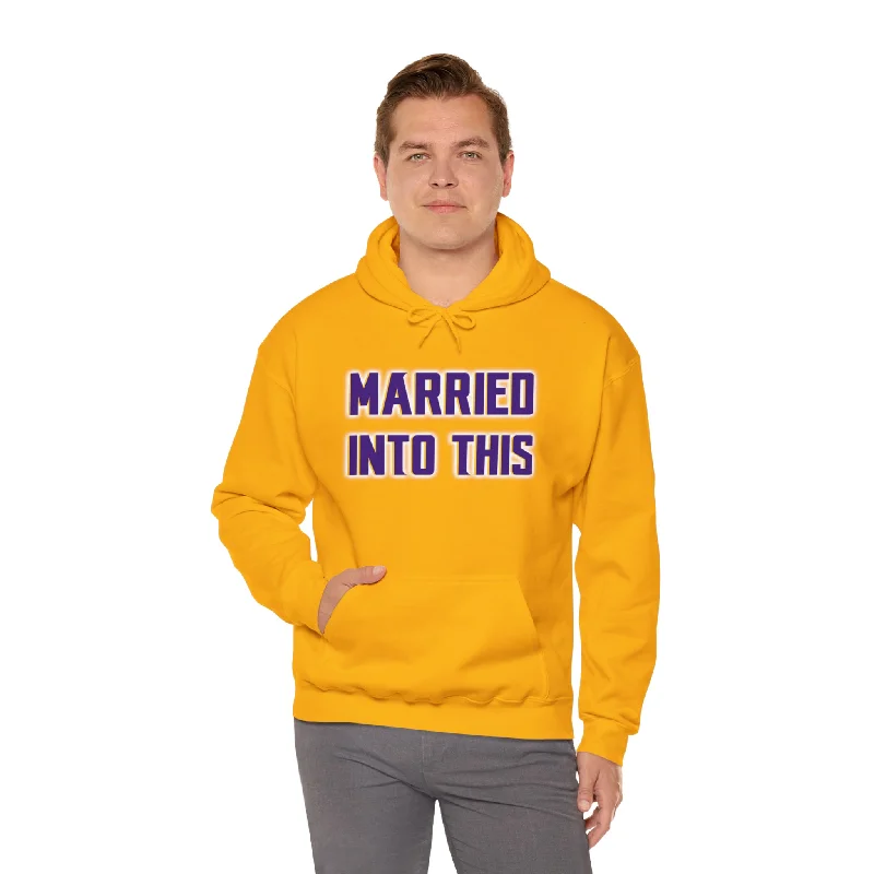 hoodie stylish casual -Unisex Heavy Blend™ Hoodie - Married Into This