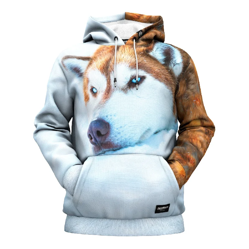 hoodie elegant pattern -Husky Hoodie