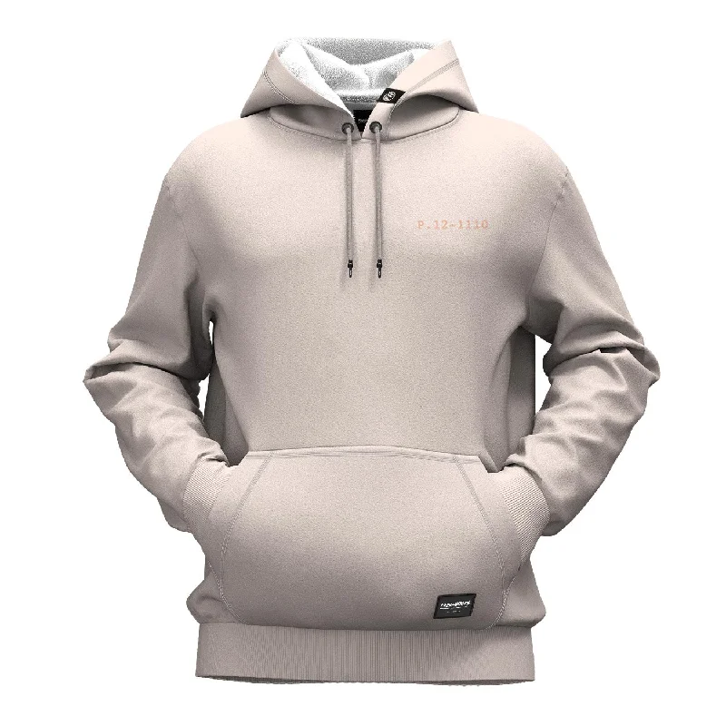 hoodie warm brown -Creme De Peche Hoodie