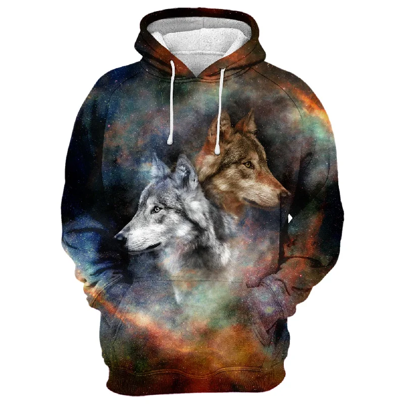 hoodie neutral tones -Wolves Hoodie