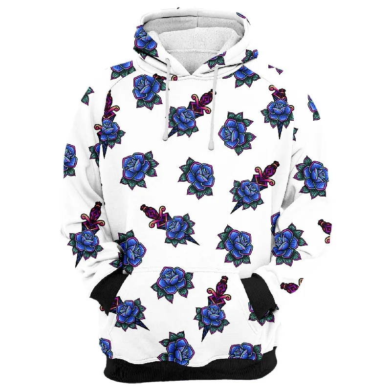 hoodie elegant purple -Tattoo Pattern Hoodie