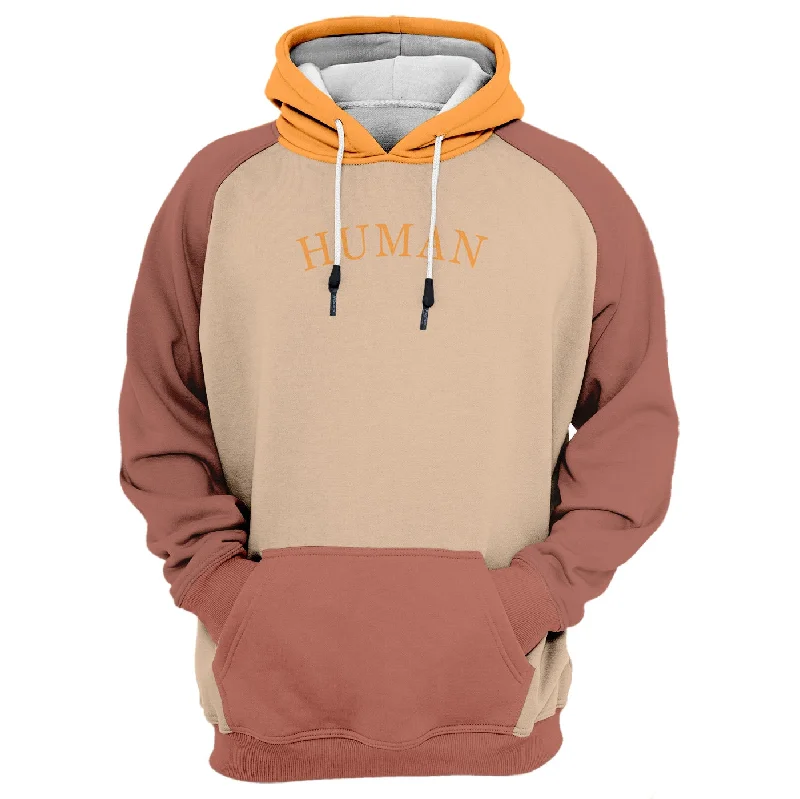 hoodie modern cotton -Human Hoodie