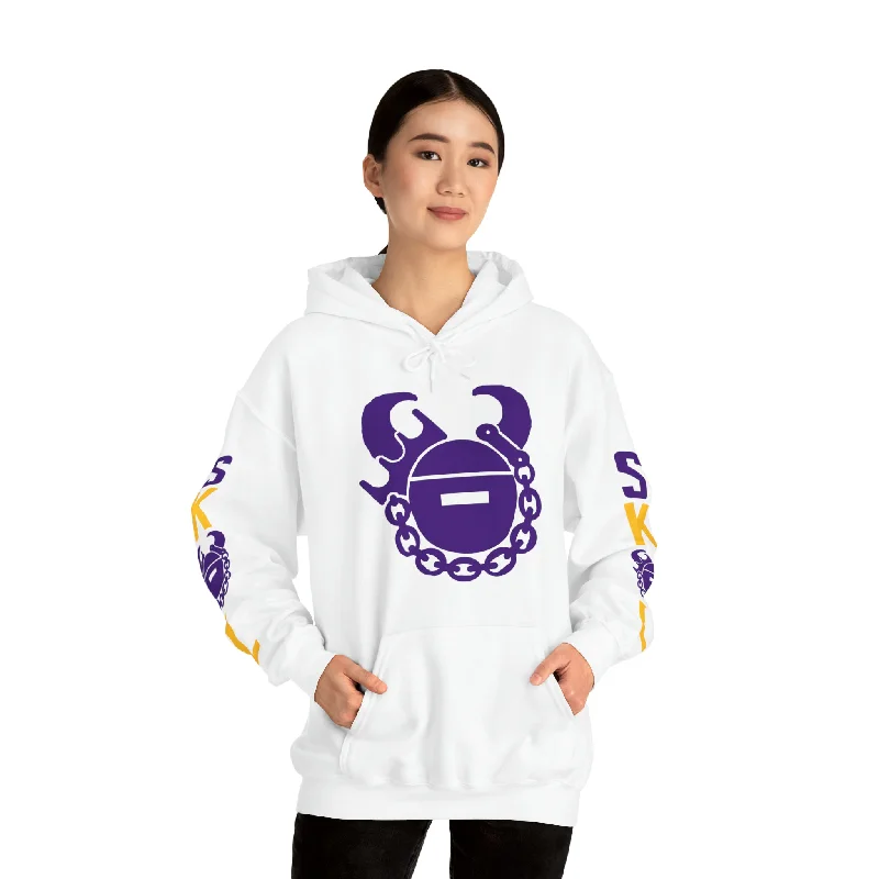 hoodie classic hoodie -Unisex Heavy Blend™ Hooded Sweatshirt - Game Day Helmet + Original (Sleeves)