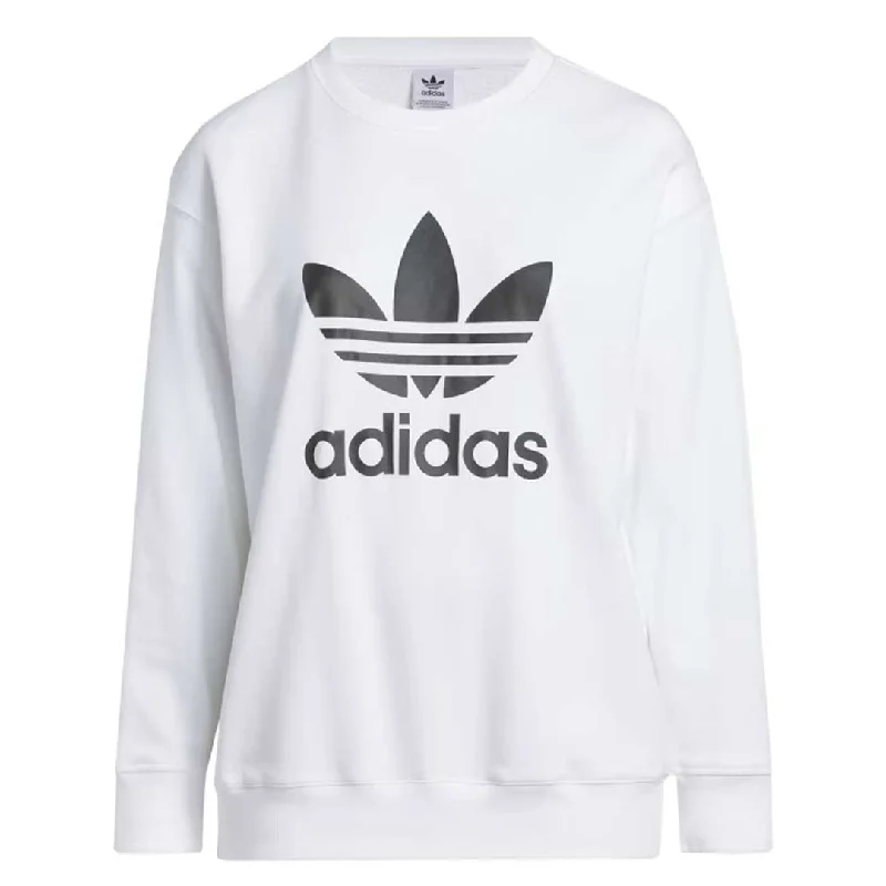 sweatshirts cool grey -adidas - Women's Trefoil Crew Sweatshirt (Plus Size) (IL7037)