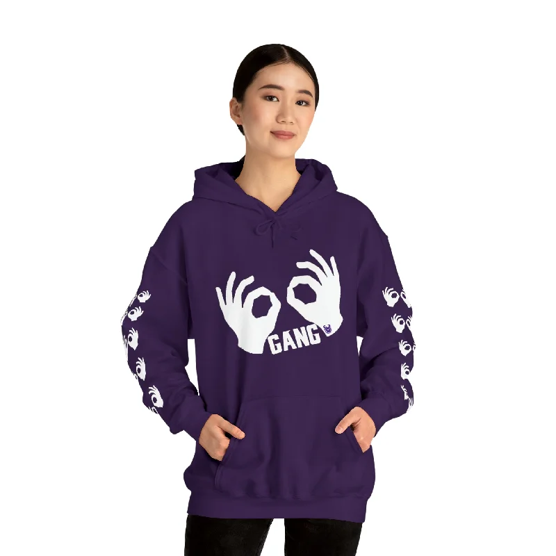 hoodie custom -Unisex Heavy Blend™ Hooded Sweatshirt - Griddy Gang + Hands (Sleeves)