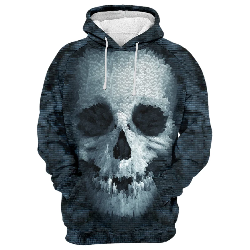 hoodie loose blend -Scary Skull Hoodie