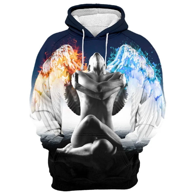 hoodie comfy fabric -Dark Angel Hoodie