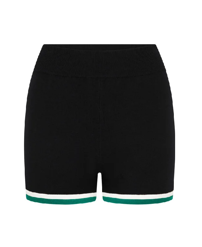 navy blue twill shorts smart -RETRO SHORT