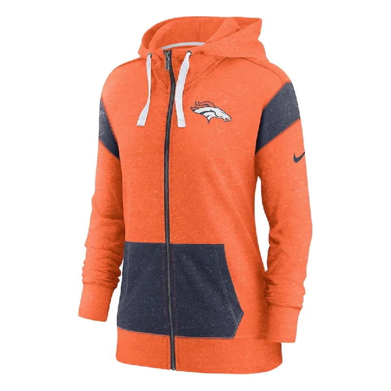 hoodie bold olive -NFL - Women's Denver Broncos Lightweight Full Zip Hoodie (NKZP 079K 8W 0ZA)