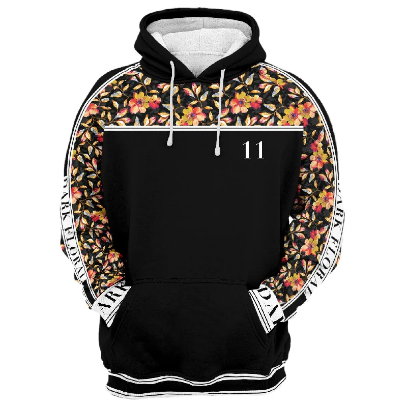 hoodie custom -Golden Floral Hoodie