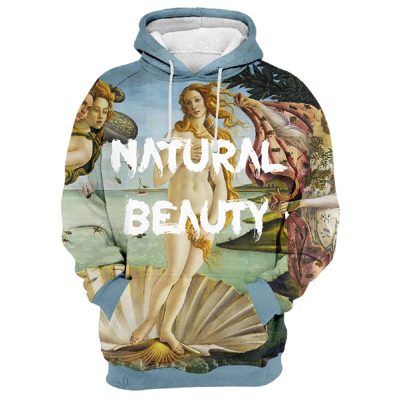 hoodie bold white -Birth Of Venus Hoodie