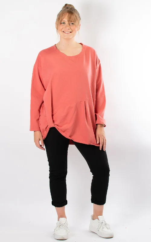 sweatshirts harvest tones -Loop Side Sweatshirt | Coral