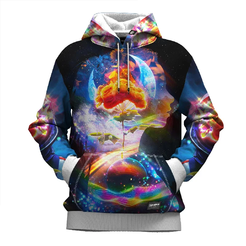 hoodie elegant tones -Blissful Space Hoodie