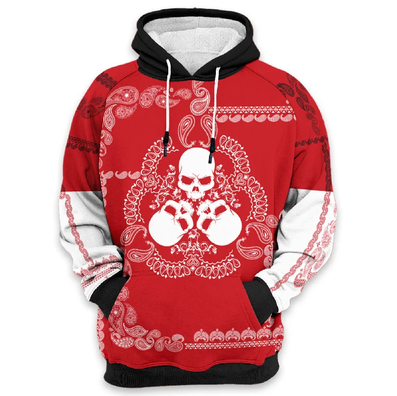 hoodie neutral red -Fully Red Hoodie