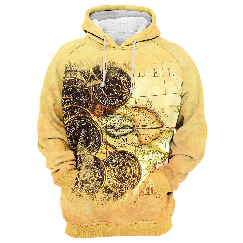 hoodie chic design -Gold Treasure Hoodie