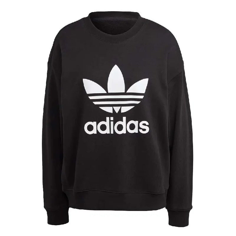 sweatshirts chill white -adidas - Women's Trefoil Crew Sweatshirt (IB7431)