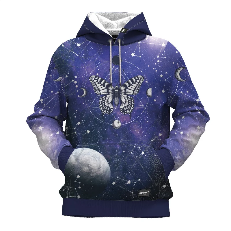 hoodie trendy maroon -Mariposa Stars Hoodie