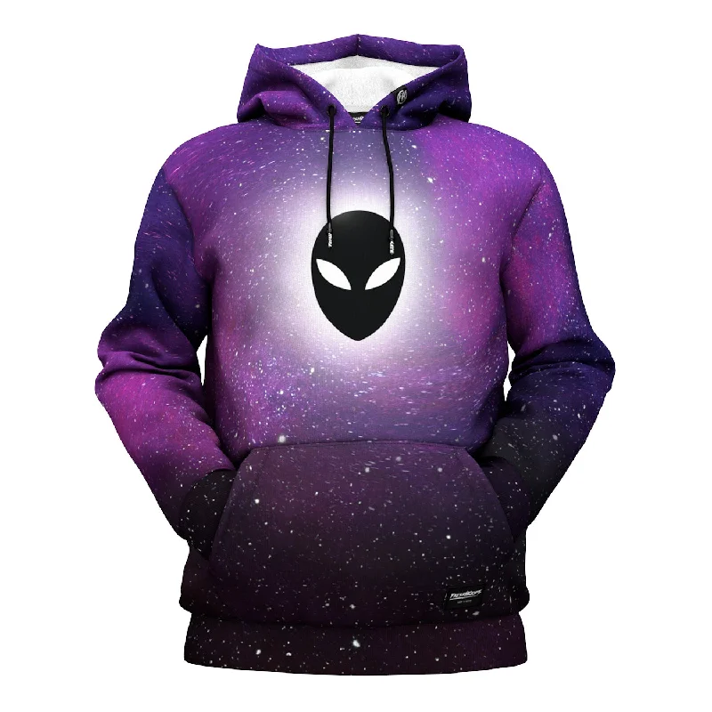 hoodie casual navy -Purple UFO Hoodie