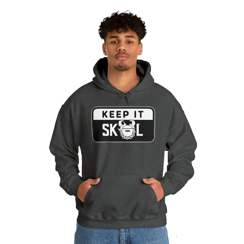 hoodie neutral -Unisex Heavy Blend™ Hoodie - Keep it Simple (Framed)