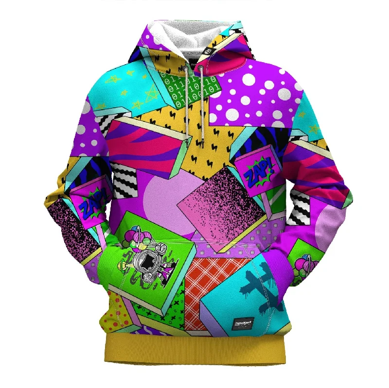 hoodie casual blend -Zap Attack Hoodie