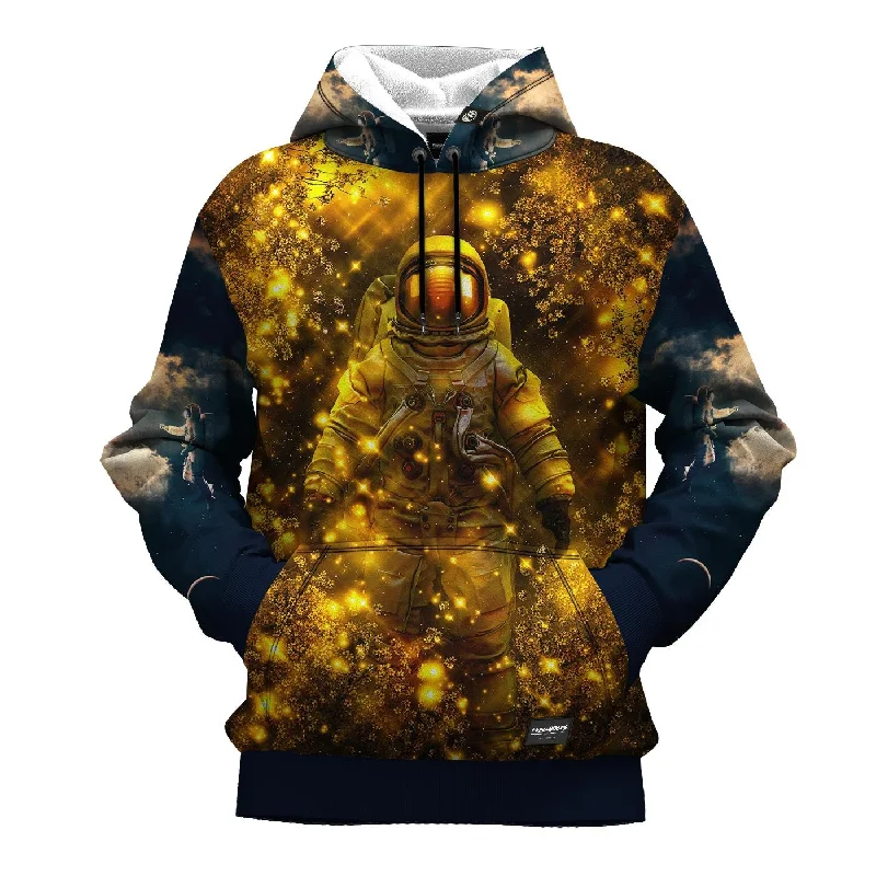 hoodie comfy blue -Nebula Hoodie