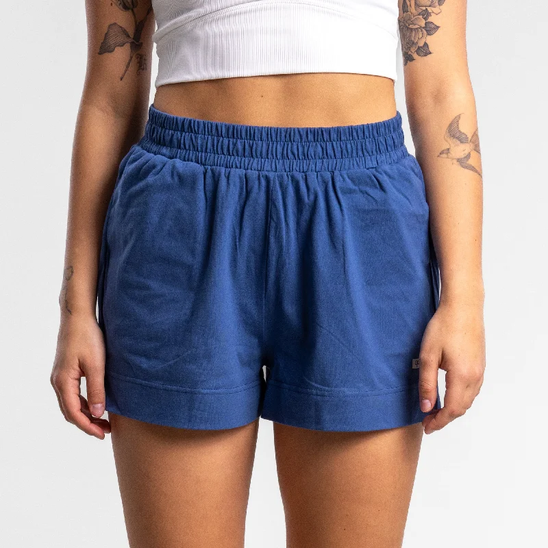 heather grey slim fit shorts smart -Capsize Box Short Women's MIDNIGHT