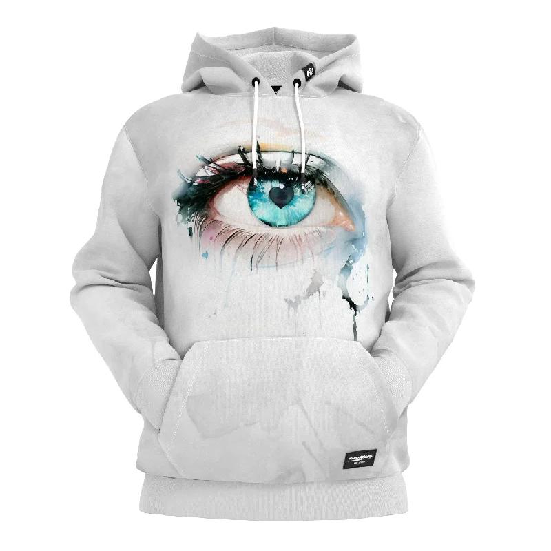 hoodie cozy blend -Teardrops Hoodie