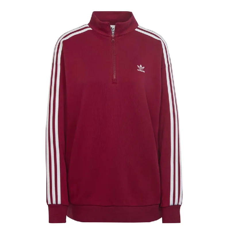 sweatshirts easy blue -adidas - Women's Centre Stage 1/4 Zip Sweatshirt (II6086)