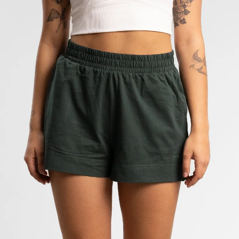 lilac chino shorts cute -Script Box Short Women's MILITARY