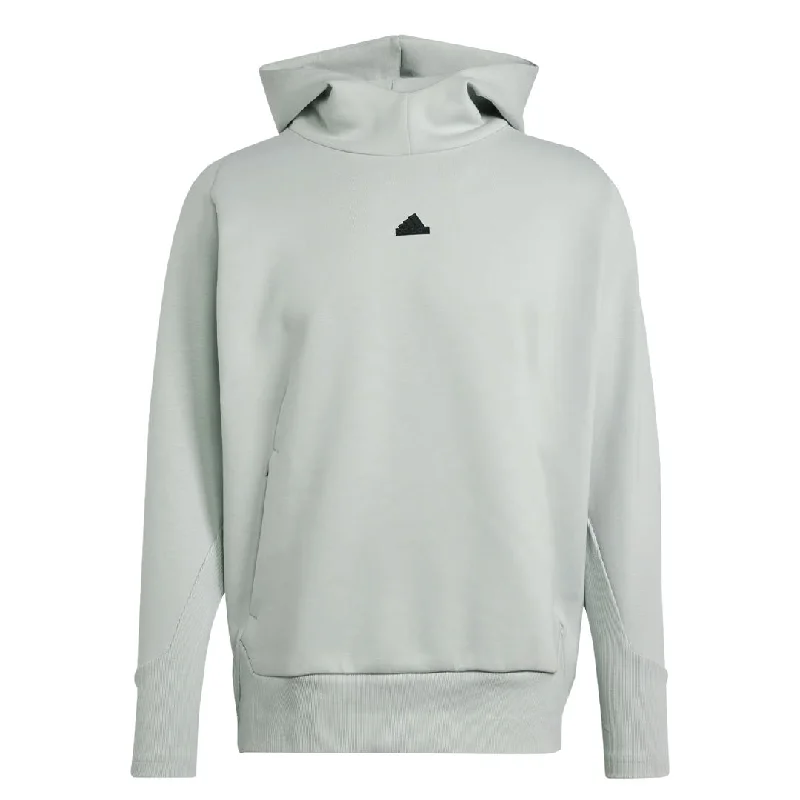 hoodie warm grey -adidas - Women's Z.N.E. Overhead Hoodie (IN5124)