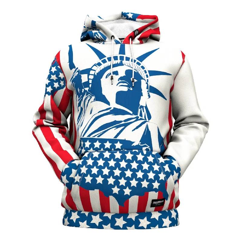 hoodie stylish women -Liberty Statue Hoodie