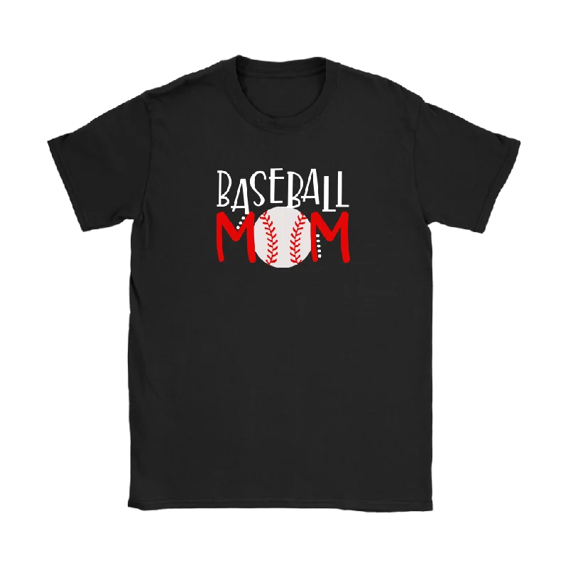 teal graphic t-shirts trendy -BASEBALL MOM Women's T-Shirt