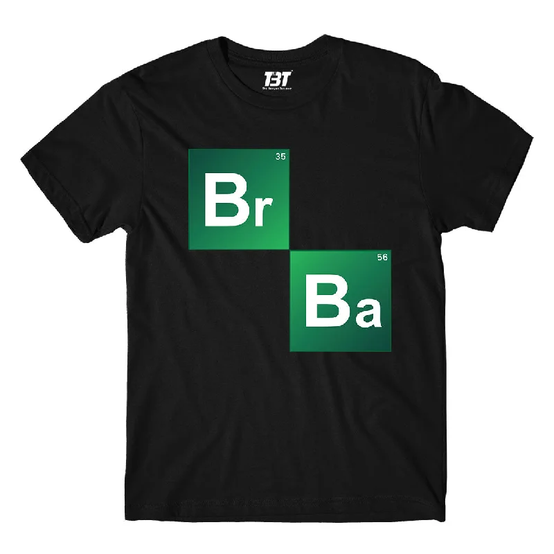 coral lightweight t-shirts summer -Breaking Bad T shirt - Br-Ba