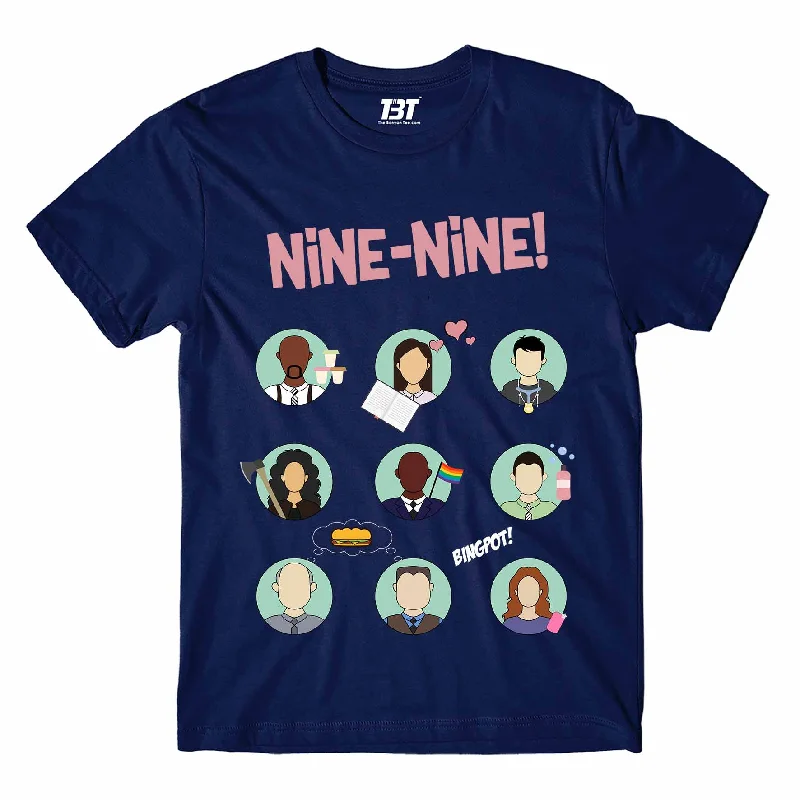 maroon slim fit t-shirts sleek -Brooklyn Nine-Nine T shirt - Nine-Nine Squad