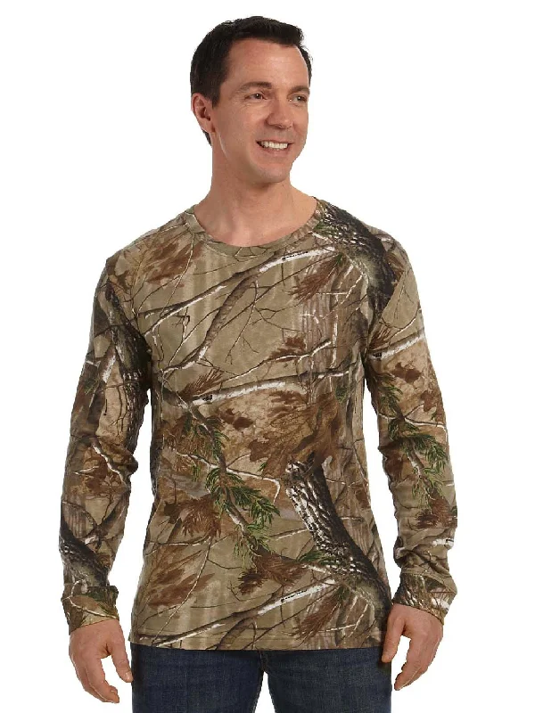 indigo graphic t-shirts vibrant -Code V Realtree Camouflage Long Sleeve T-Shirt