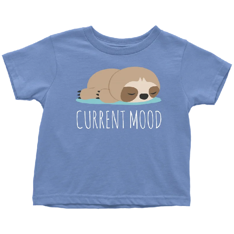 khaki tie-dye t-shirts funky -CURRENT MOOD Sloth Toddler T-Shirt