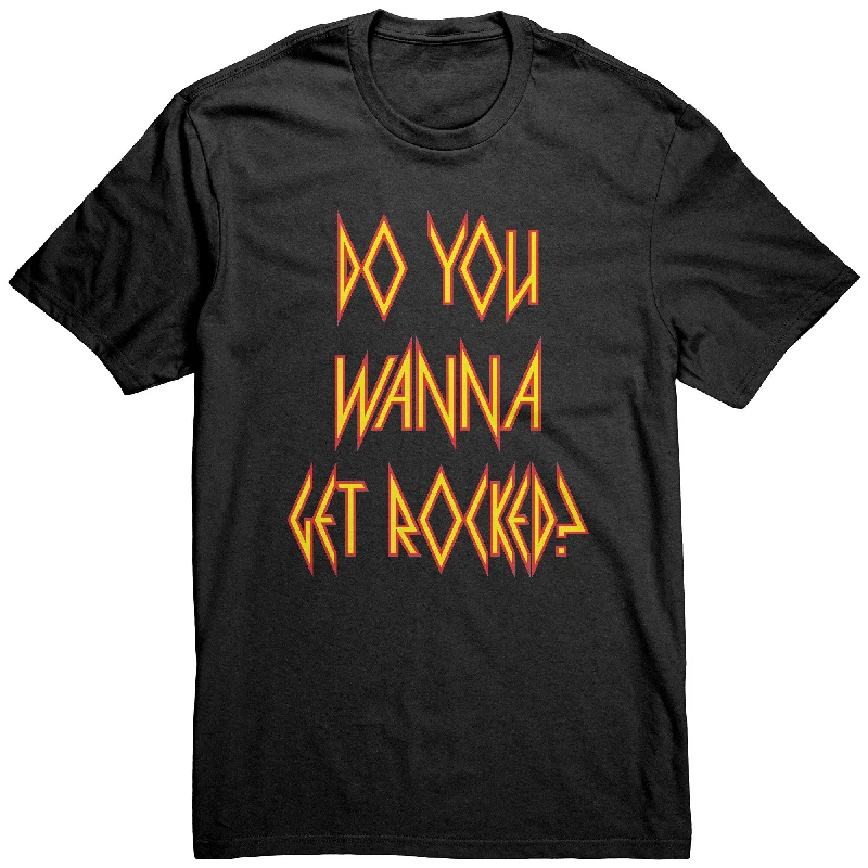 sage green festival t-shirts stylish -DO YOU WANNA GET ROCKED? Unisex T-Shirt