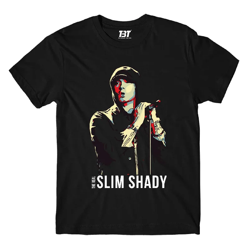 sage green graphic t-shirts vibrant -Eminem T shirt - The Real Slim Shady