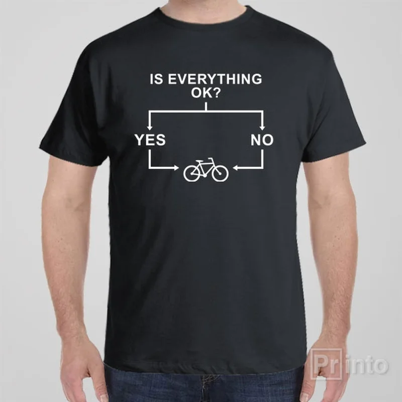 peach graphic t-shirts vibrant -Flowchart (Cycling) - T-shirt