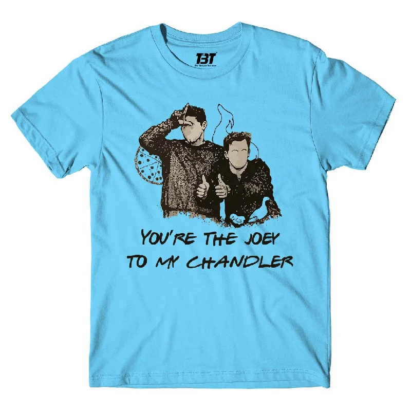 maroon floral t-shirts boho -Friends T shirt - Joey To My Chandler