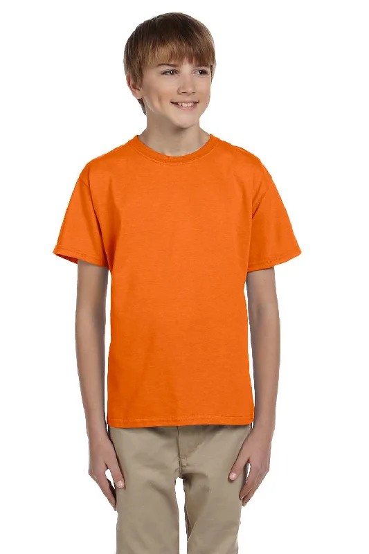 lilac eco-friendly t-shirts green -Fruit Of The Loom Youth HD Jersey Short Sleeve Crewneck T-Shirt - Tennessee Orange