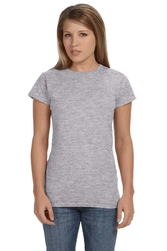 sage green lightweight t-shirts summer -Gildan Womens Softstyle Short Sleeve Crewneck T-Shirt - Sport Grey